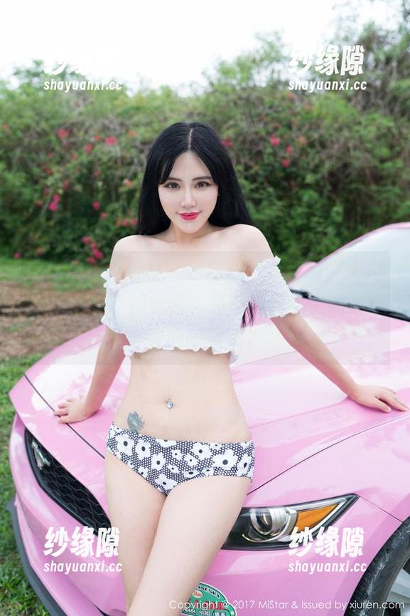 MiStar魅妍社-大白兔emma MiStar魅妍社 - “旅拍”之中有“大白兔emma”的一瞥,要不咱们都试试这样随意的姿态?