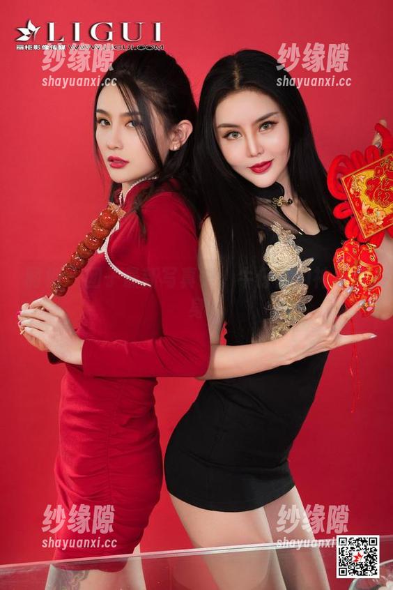 丽柜 - 团子最新写真集：牛仔裤的神奇变身